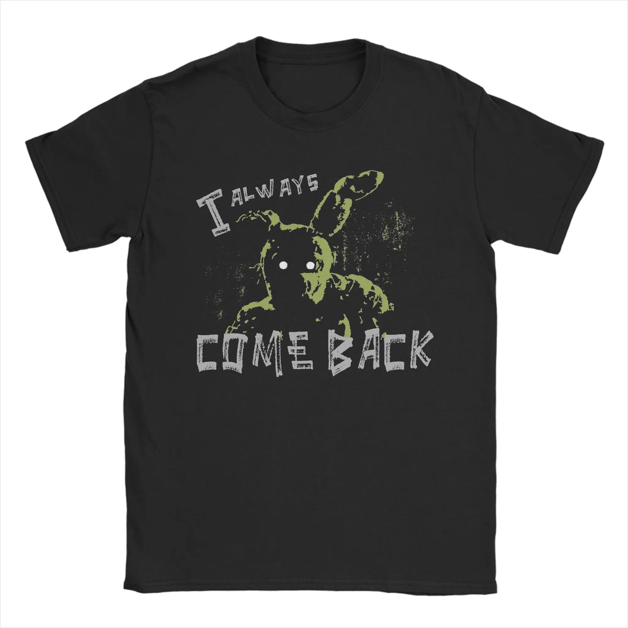 Men Springtrap FNAF At Freddys T Shirts Summer 100% Cotton Clothing Vintage Short Sleeve Crew Neck Tee Shirt Oversized T-Shirt