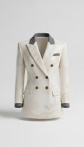 Porcelain Double-Breasted Blazer